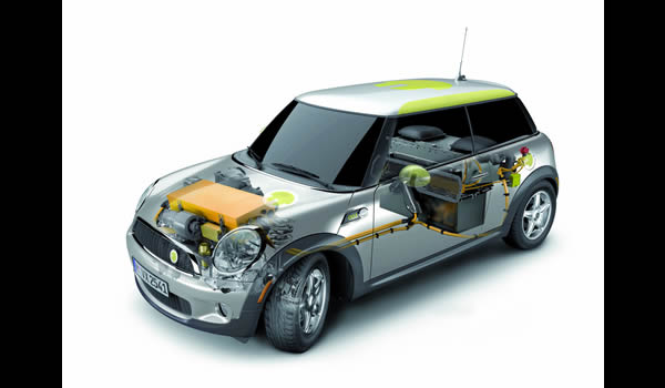 BMW Group - MINI E Electric Car 2008 cut